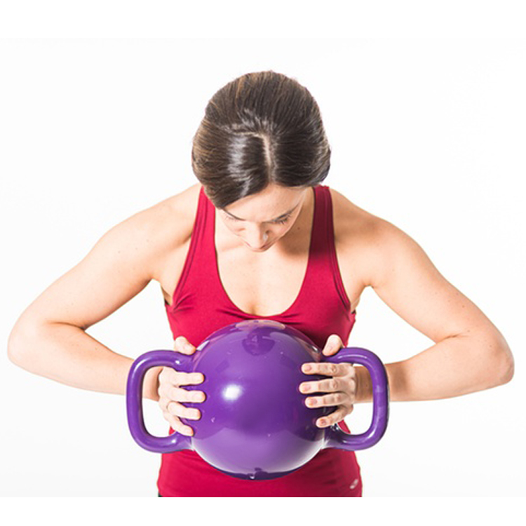 Fitness kettlebell ajustable peso lleno de agua