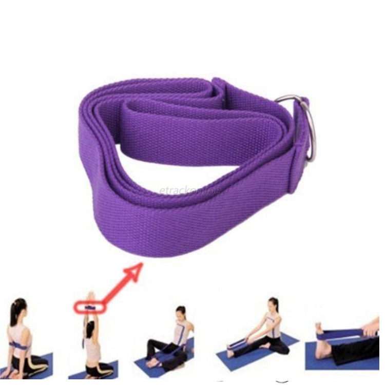 Fitness Equipment Cotton Yoga Stretch Strap