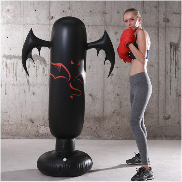 PVC Boxing Punching Bag Inflatable Toys Free Stand Tumbler