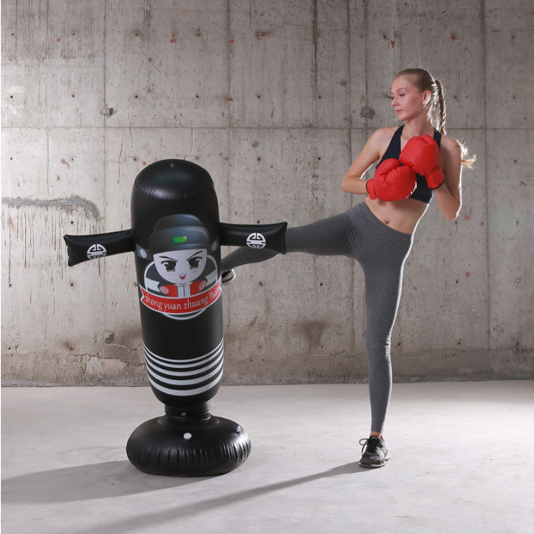 PVC Boxing Punching Bag Inflatable Toys Free Stand Tumbler