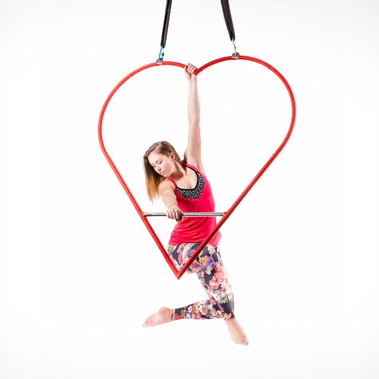 Aerial Heart Shape Dance Hoop