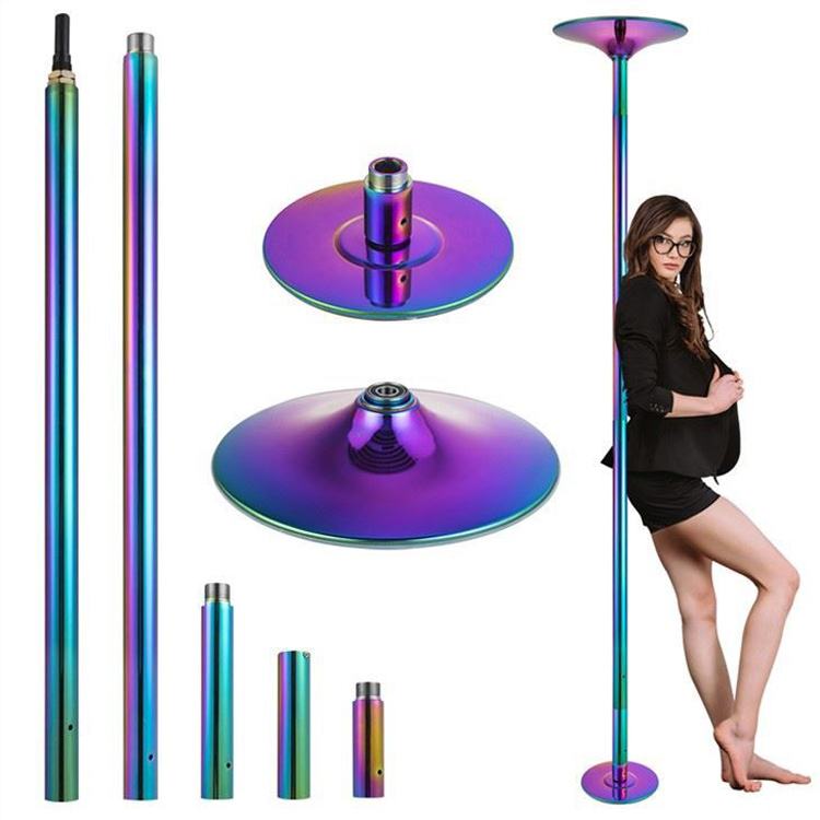 Color Stripper Removable Dancing Pole